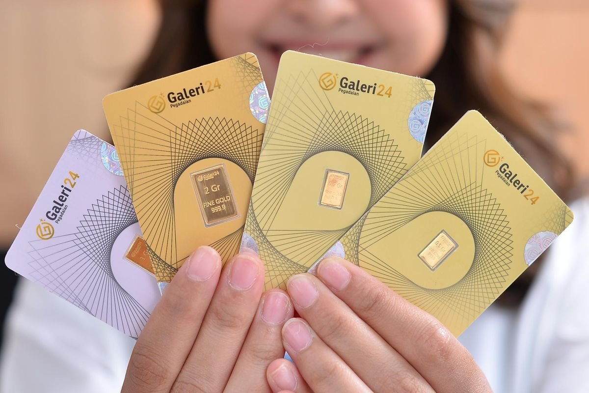 Harga Emas Antam Hari Ini di Galeri24 Stabil, Sentimen Global Tahan Kenaikan