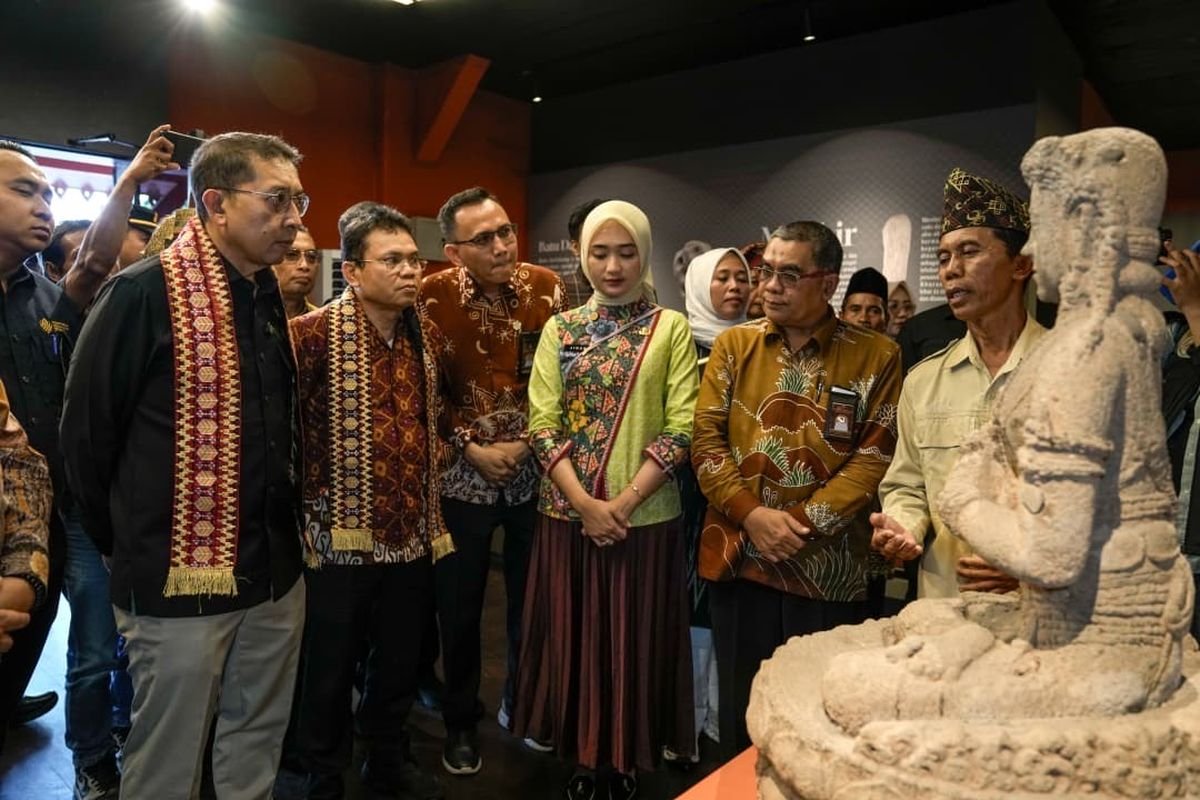 Menbud Perkuat Pelindungan Artefak dengan Revitalisasi Situs Pugungraharjo