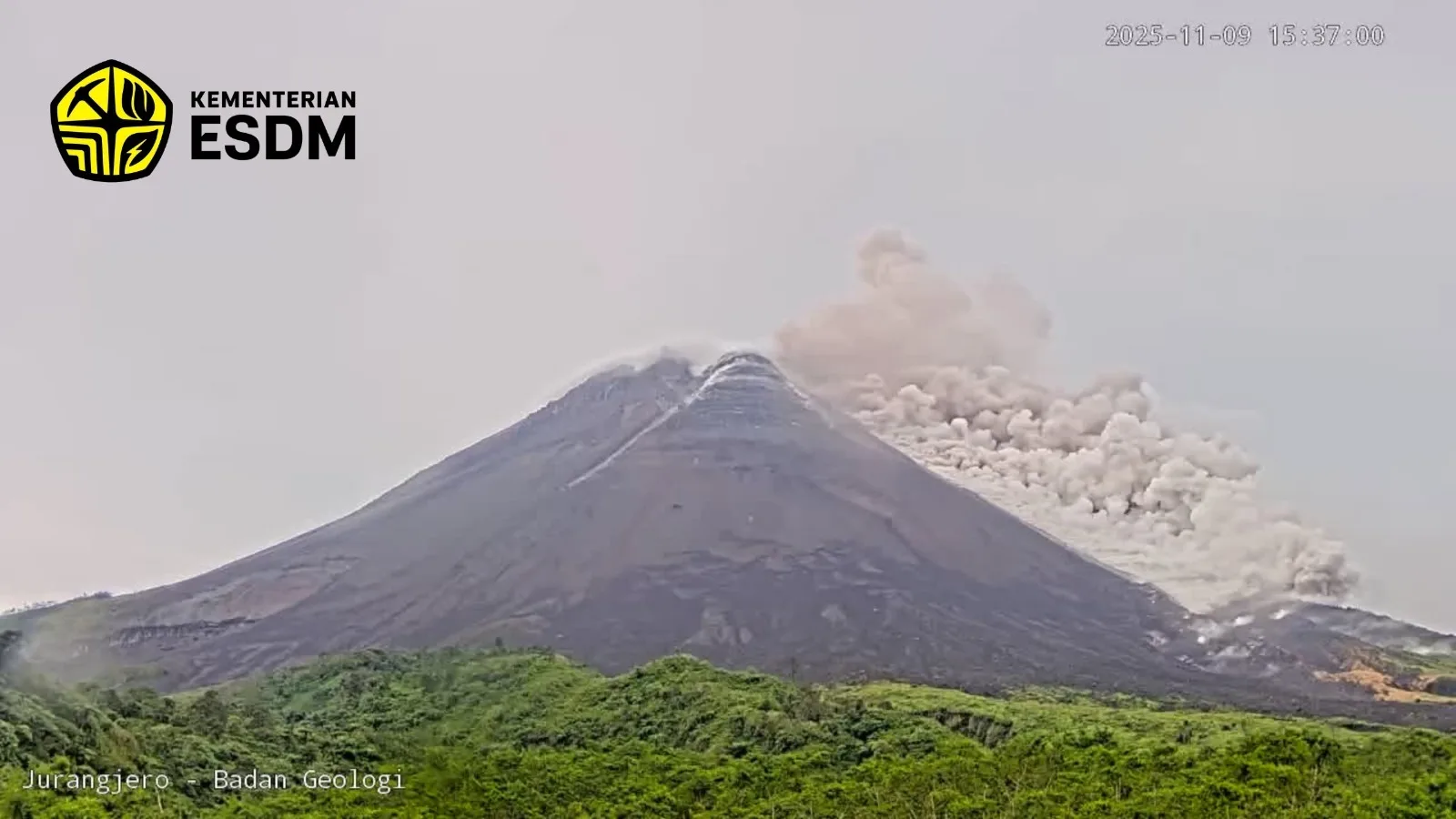 Kembali Merapi Erupsi Guguran Awan Panas Meluncur Hingga 2 Kilometer