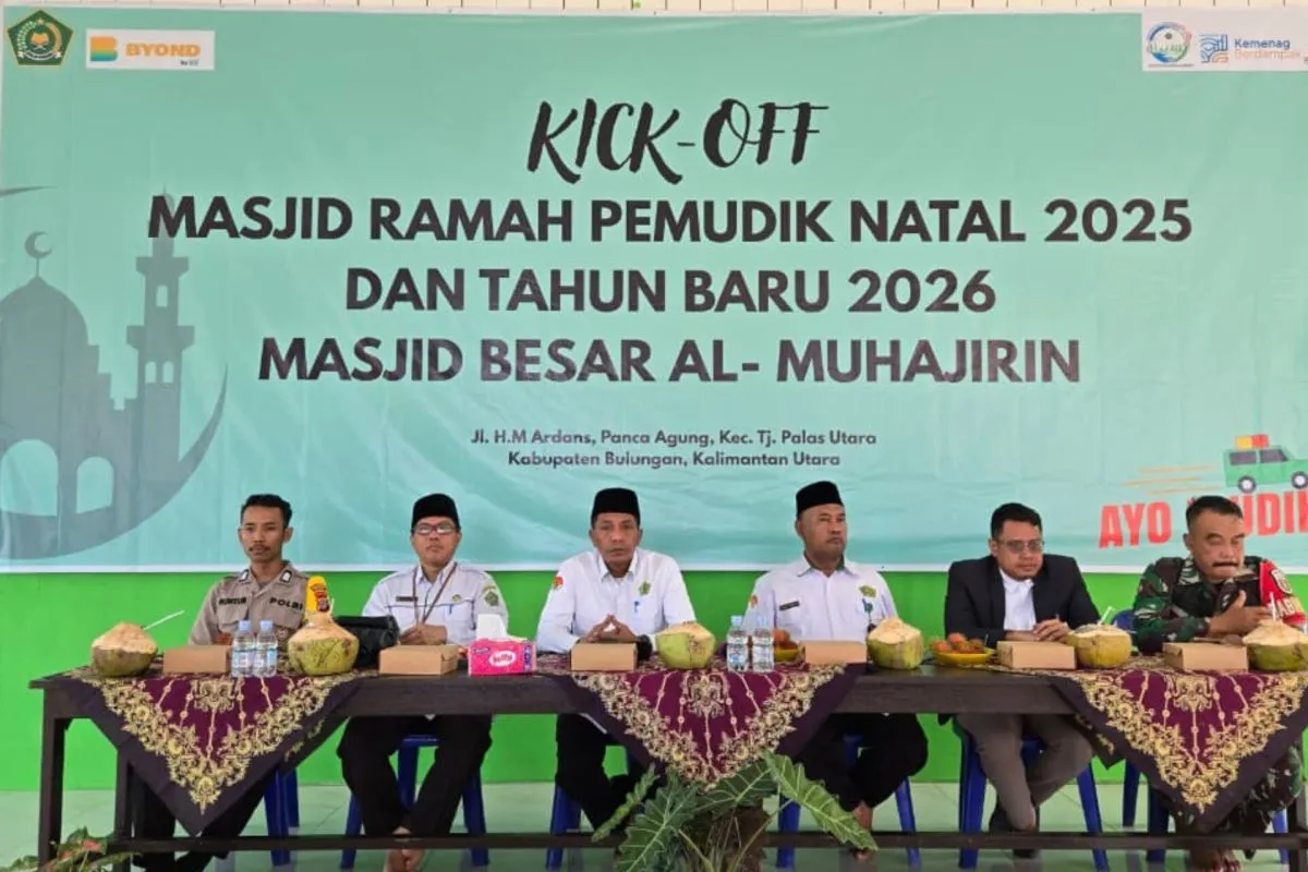 Kemenag Kaltara Hadirkan Program Masjid Ramah Pemudik Selama Libur Nataru
