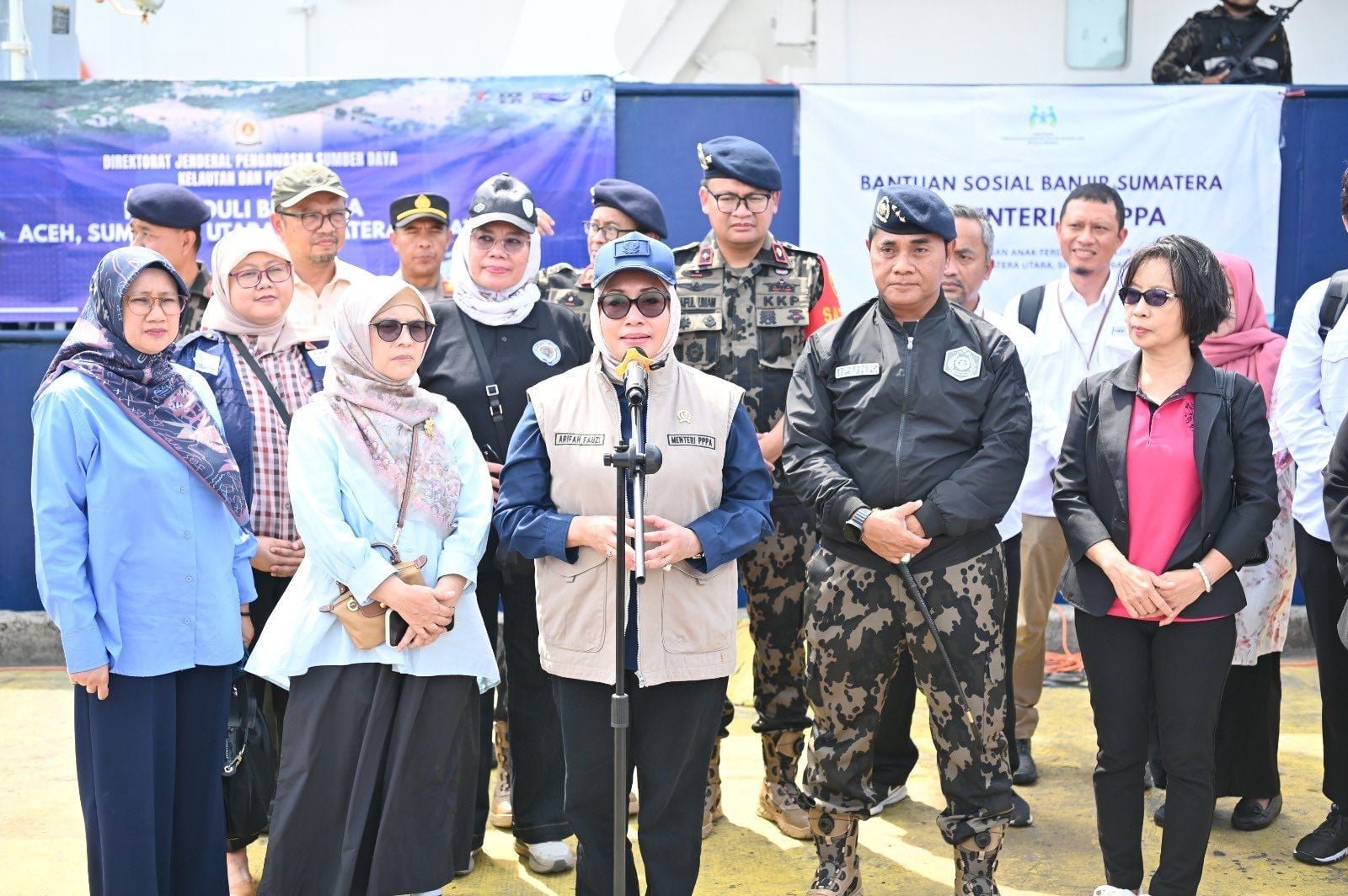 Pascabencana Sumatra, Menteri PPPA Dorong Pemulihan Ekonomi Perempuan