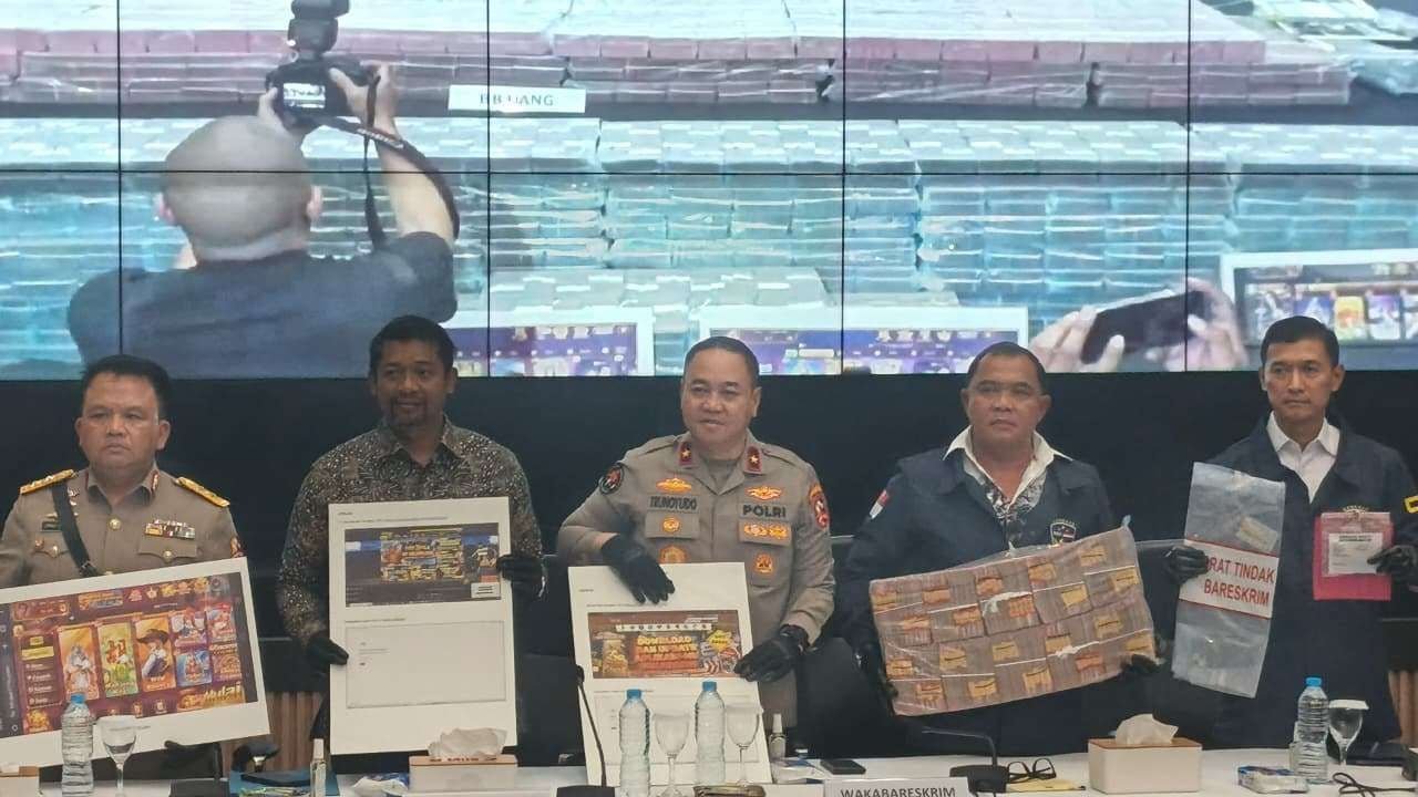 Bareskrim Ungkap Kasus Judi Online, Aset Senilai Rp96,7 Miliar Berhasil Disita
