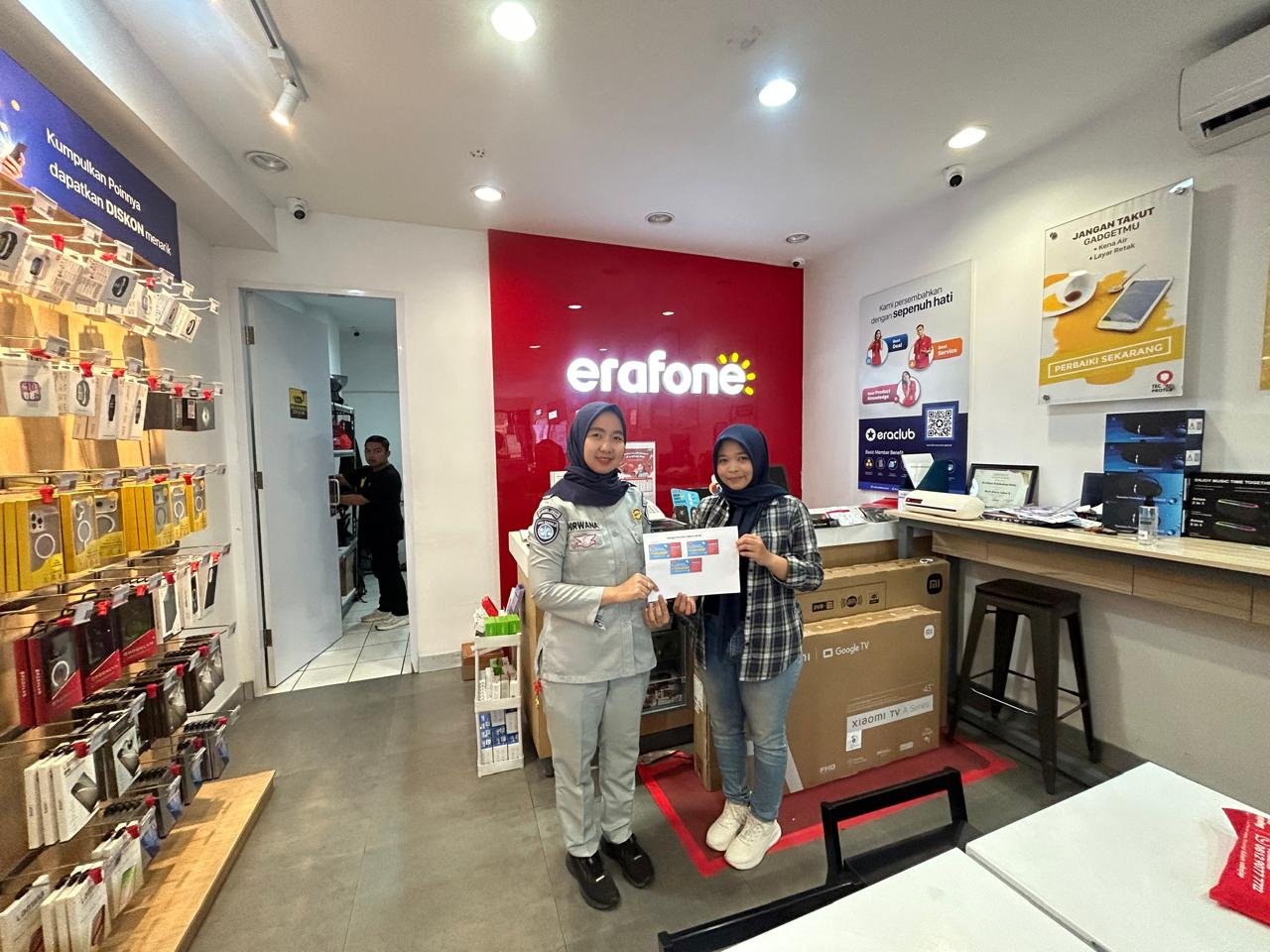 Penanggung Jawab Samsat Pelabuhan Ratu Lakukan Penjajakan Kerja Sama Merchant dengan Erafone Pelabuhan Ratu