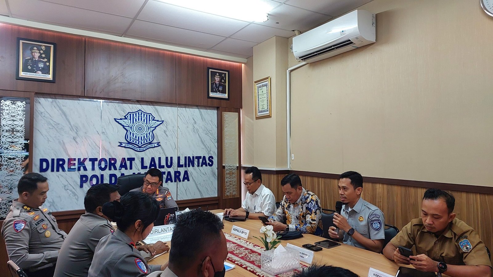 Sinergi Jasa Raharja Tarakan dan Ditlantas Polda Kaltara dalam Rapat Persiapan Operasi Ketupat Kayan 2026