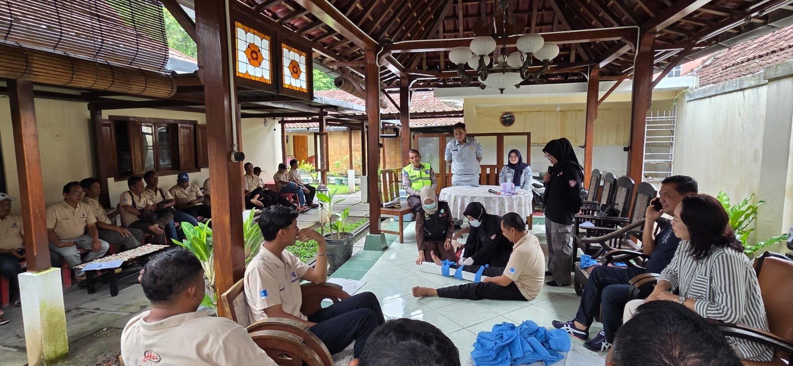 Sigap Tanggap Darurat, Jasa Raharja Bekali Awak Bus Bantul dengan Edukasi P3K