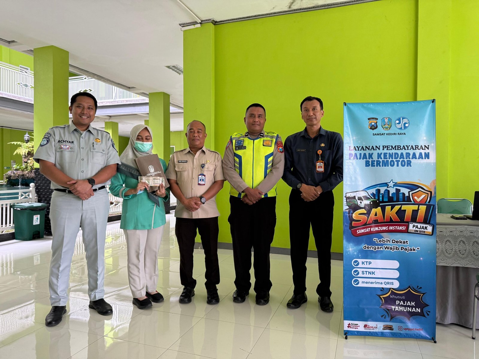 Samsat Kediri Kota Gelar Layanan Di Rumah Sakit Umum Lirboyo