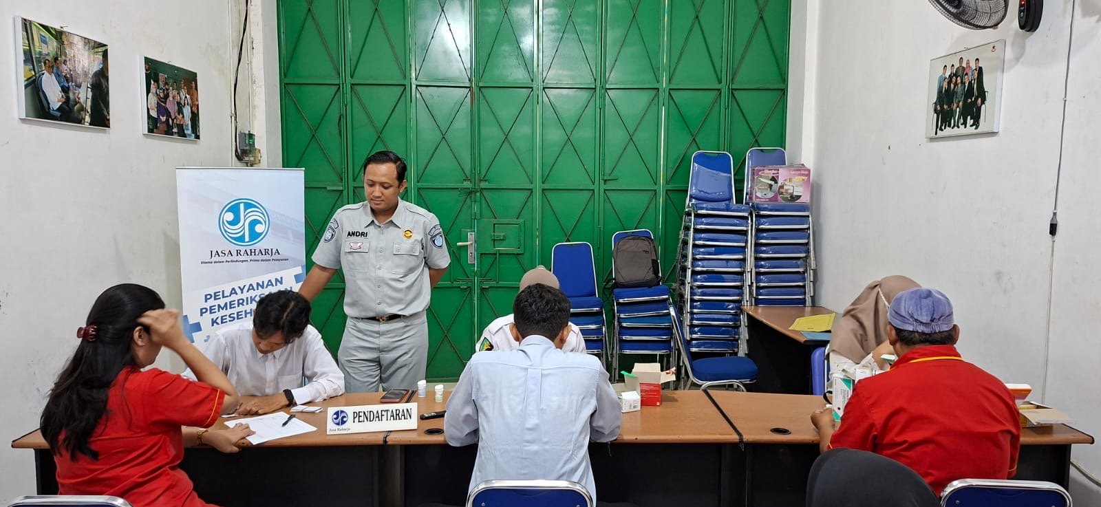 Jasa Raharja Gelar Pengobatan Gratis bagi Driver dan Crew Bus di Garasi PO BST Surakarta Sambut PAM Lebaran 2026