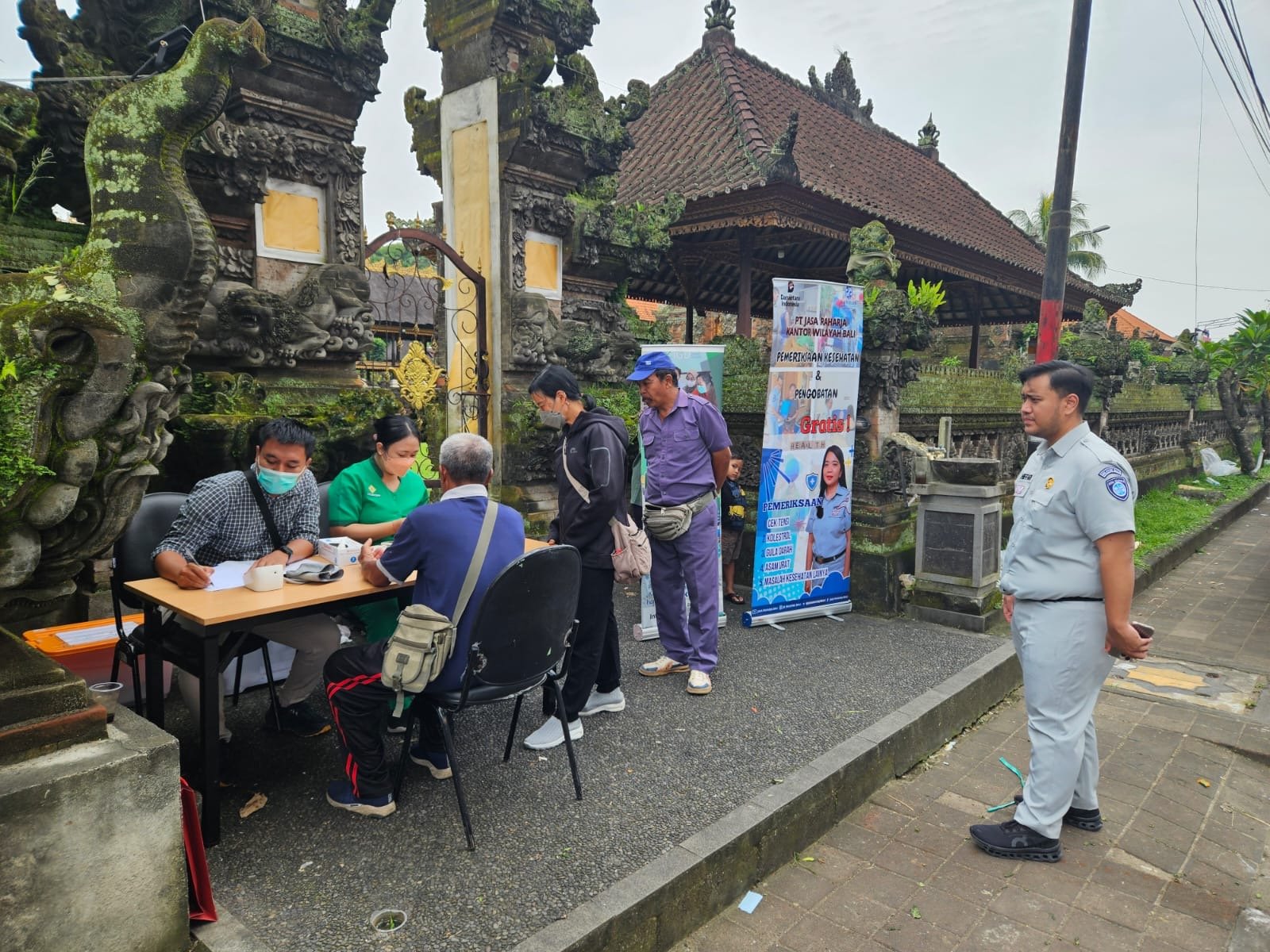 Jasa Raharja Bali Gandeng RS Bhakti Rahayu Gelar Pengecekan dan Pengobatan Gratis di Denpasar Selatan, Perkuat Komitmen Keselamatan Berlalu Lintas