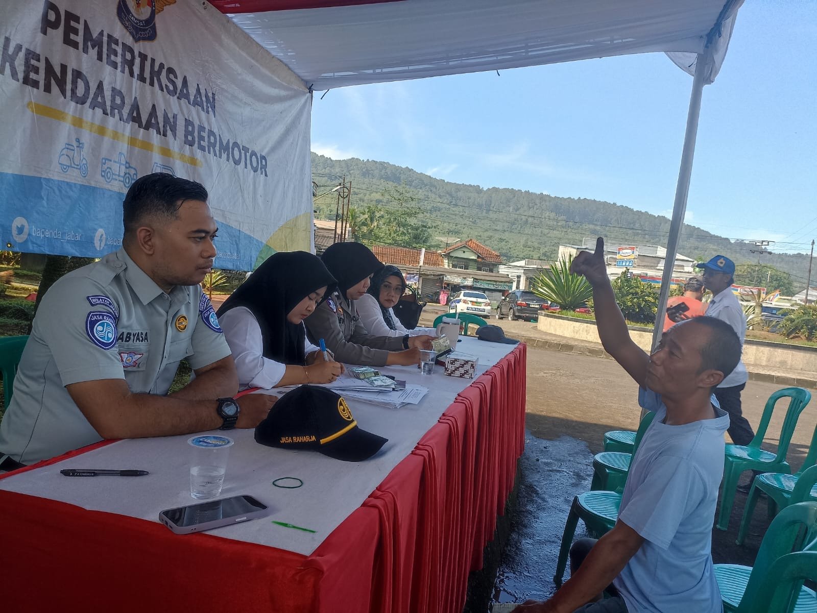 Operasi Gabungan Samsat Kabupaten Sukabumi I Cibadak Dorong Kesadaran Pajak Kendaraan