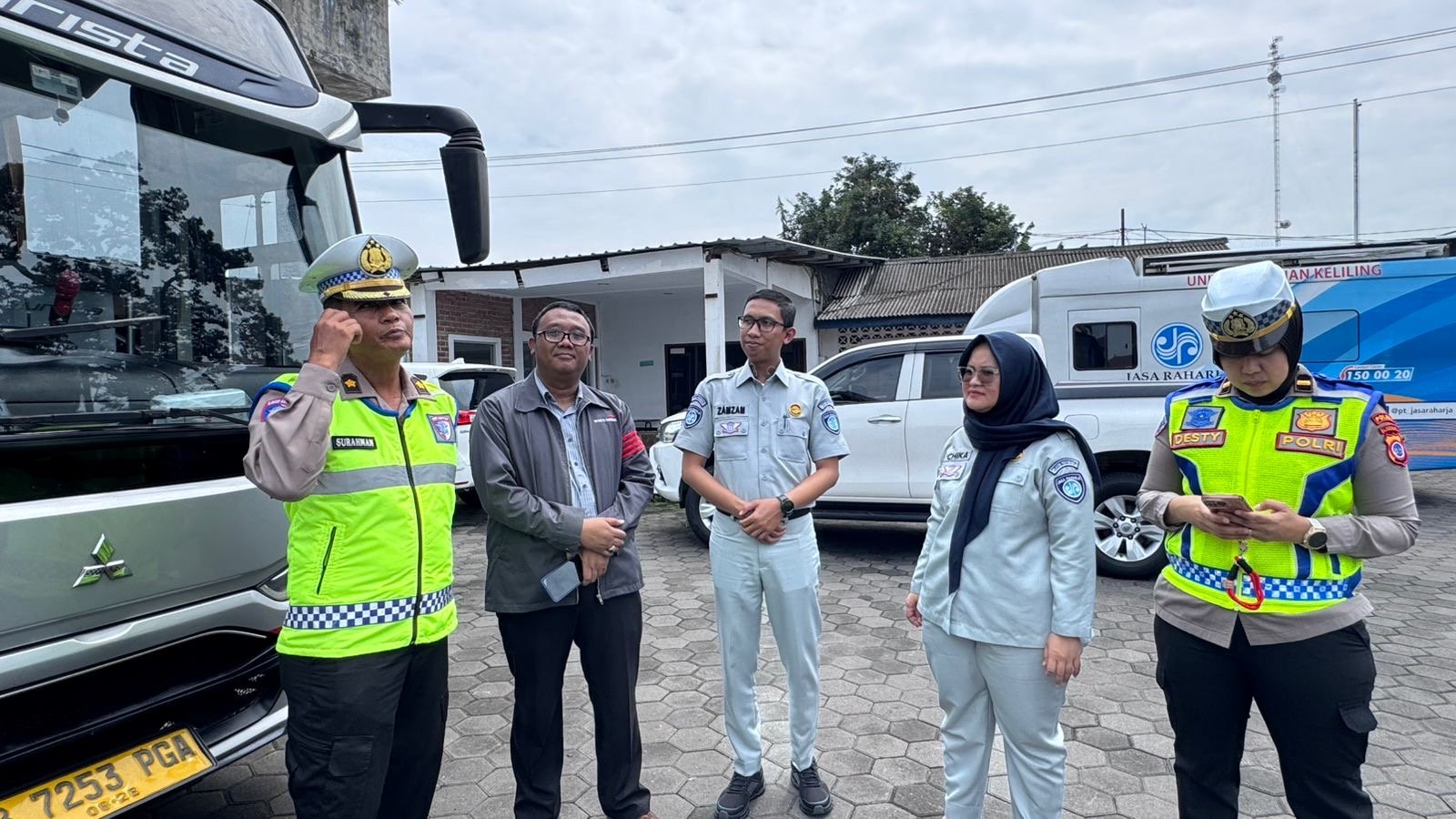 Cegah Kecelakaan Sejak Dini, Rampcheck Gabungan Sasar Pool White Horse