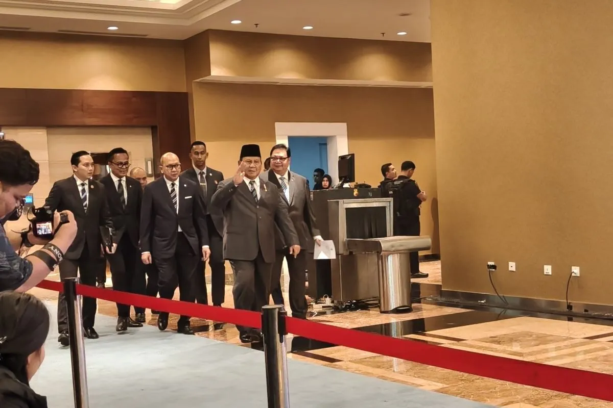 Prabowo Tiba di Wisma Danantara, Buka Gelaran Economic Outlook 2026