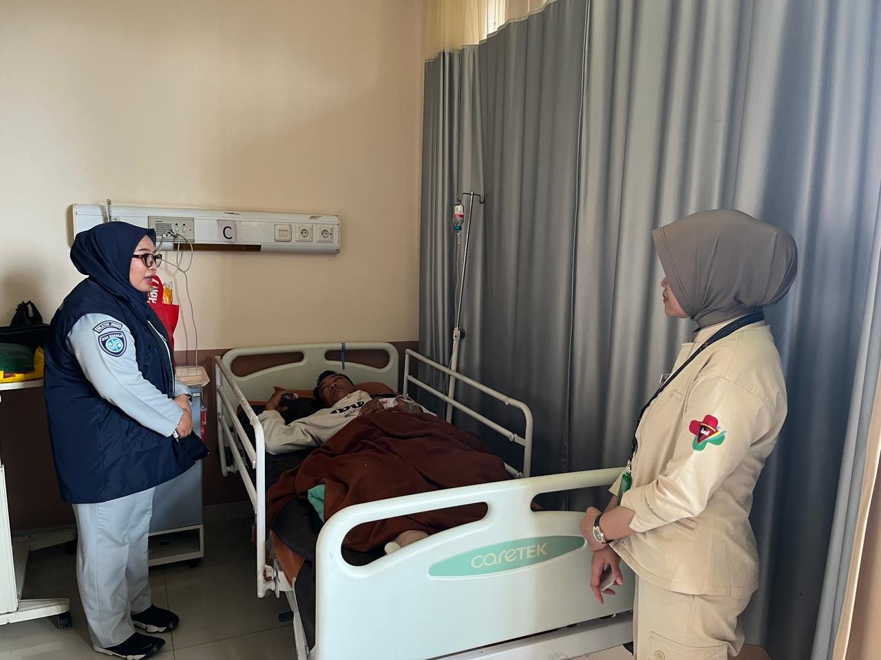 Pastikan Hak Korban Terpenuhi, Jasa Raharja Bogor Lakukan Kunjungan Korban Kecelakaan Lalu Lintas di Rumah Sakit