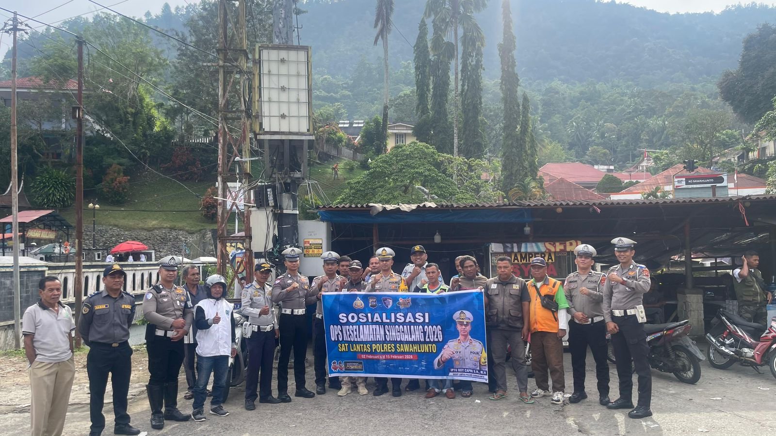 Jasa Raharja Cabang Solok Dukung Sosialisasi Operasi Keselamatan Singgalang 2026 di Sawahlunto