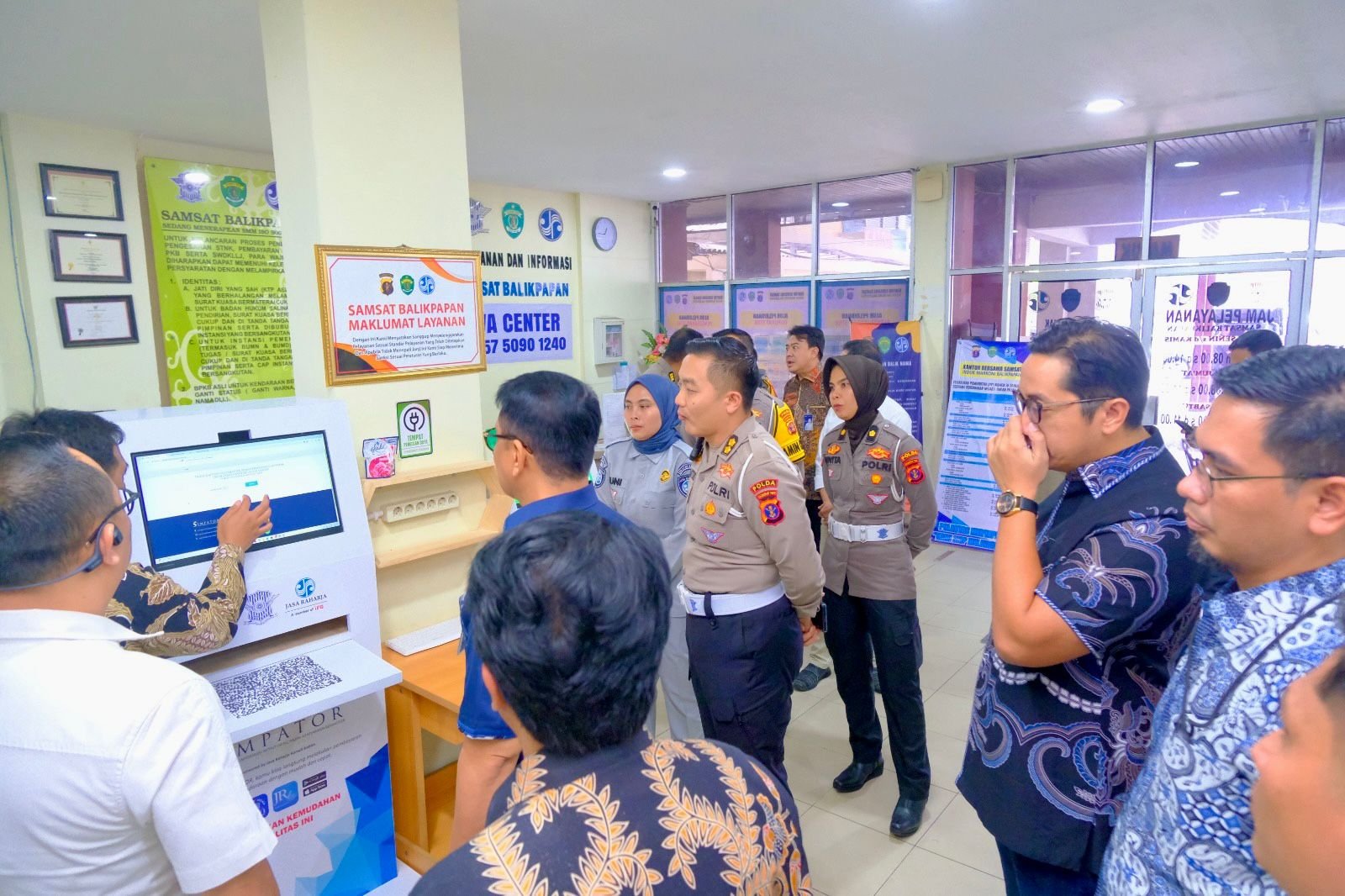 Jasa Raharja Perkuat Akselerasi Flagship Program Productivity Gain melalui Optimalisasi Layanan Digital Samsat Balikpapan
