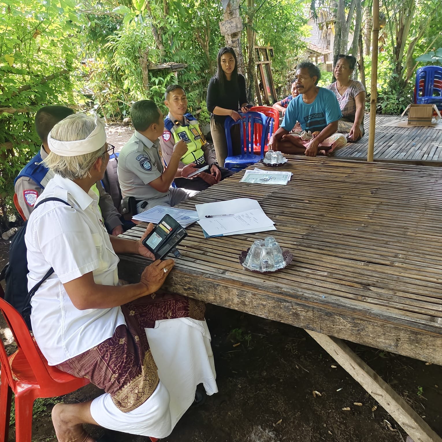 Jasa Raharja Lakukan Survei Ahli Waris Korban Kecelakaan Lalu Lintas di Karangasem