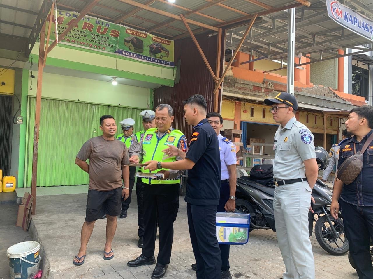 Jasa Raharja Kalimantan Barat Ikuti Ramp Check Operasi Keselamatan Kapuas 2026 di Kubu Raya