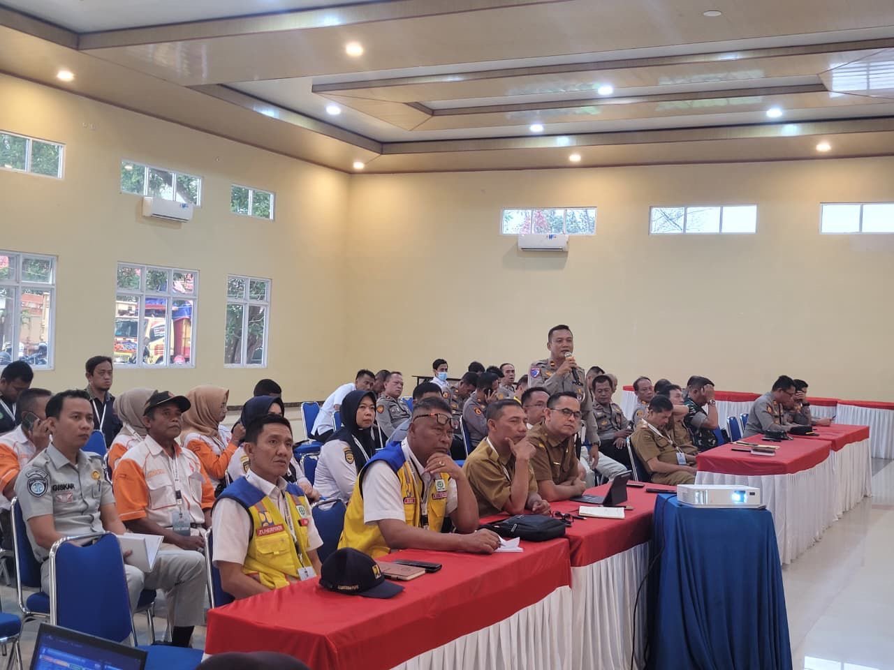 PJJR Samsat Gunung Sugih Hadiri Rapat Persiapan Operasi Ketupat Krakatau 2026 di Polres Lampung Tengah