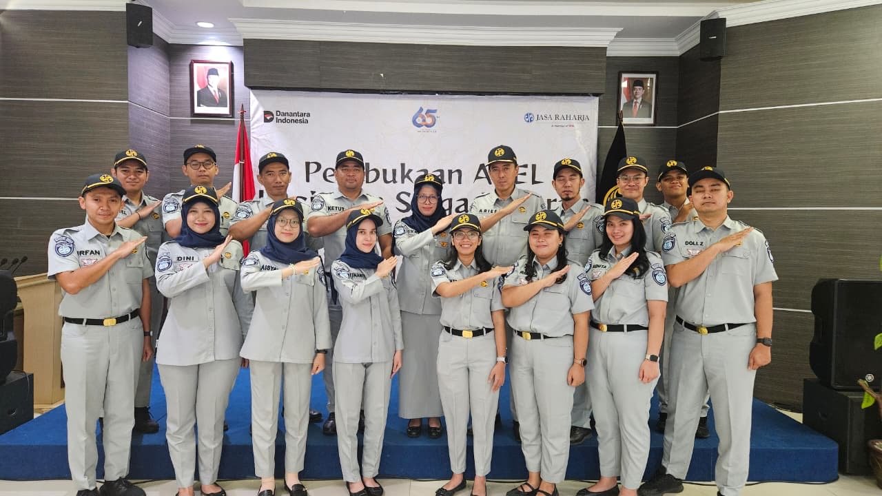 Solid Bergerak Sambut Lebaran, Jasa Raharja Kepri Ikuti Apel PAM Terpusat Nasional 2026