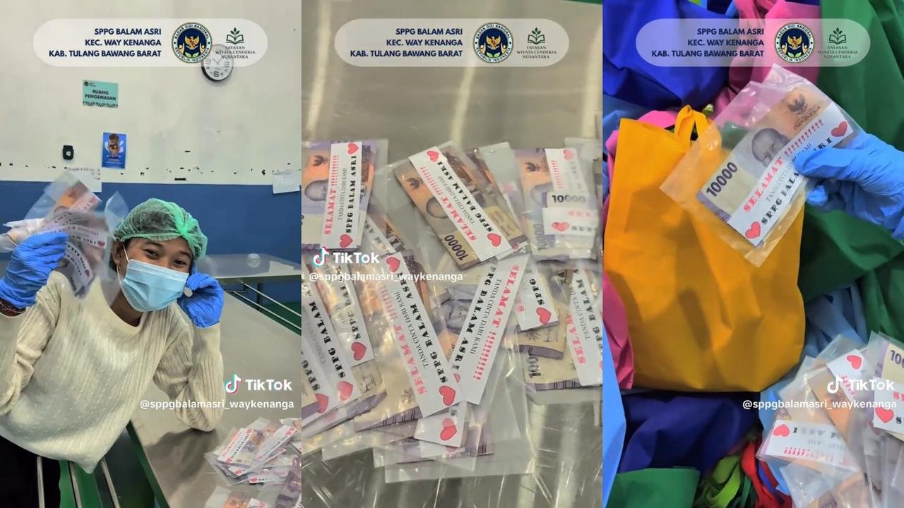 Viral SPPG Bagikan Uang Rp 10 Ribu ke Penerima MBG, Begini Penjelasan Lengkapnya