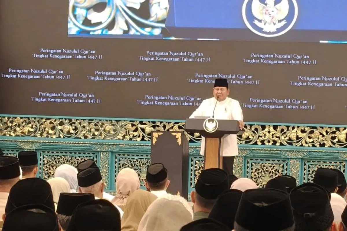Nuzulul Quran, Prabowo Tegaskan Berantas Korupsi Adalah Perintah Agama