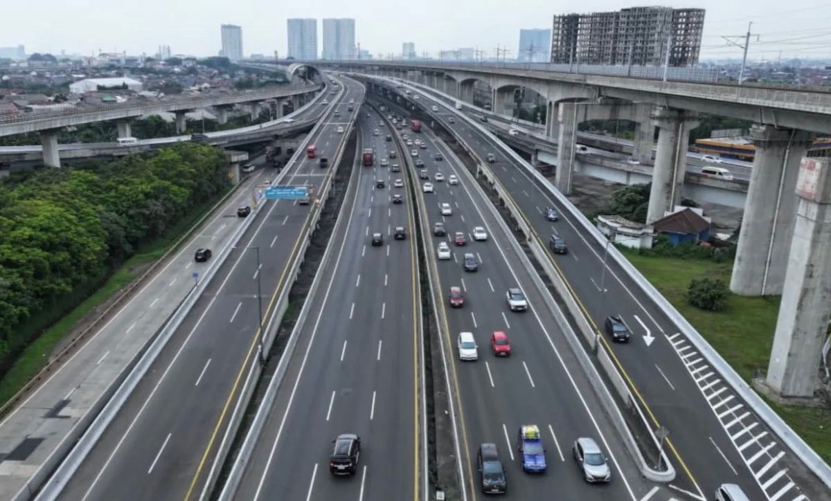 H+7 Lebaran: Arus Balik di Tol Layang MBZ Mulai Melandai dan Lancar