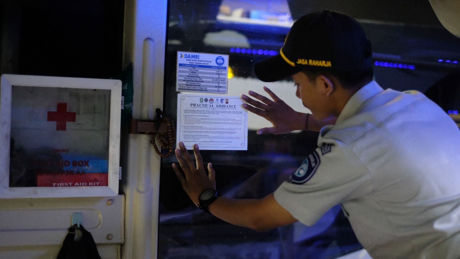 Jasa Raharja Kalbar dan BPTD Kelas II Kalbar Laksanakan Rampcheck Pre Angkutan Lebaran 2026 di Terminal ALBN Sungai Ambawang