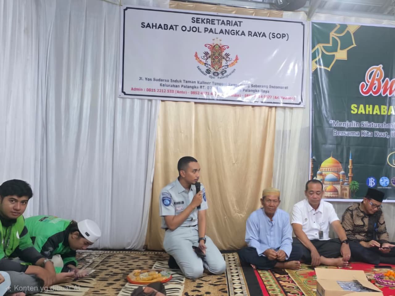 Jasa Raharja Kalteng Hadiri Buka Puasa Bersama Sahabat Ojol Palangka Raya, Perkuat Sosialisasi Perlindungan Korban Kecelakaan