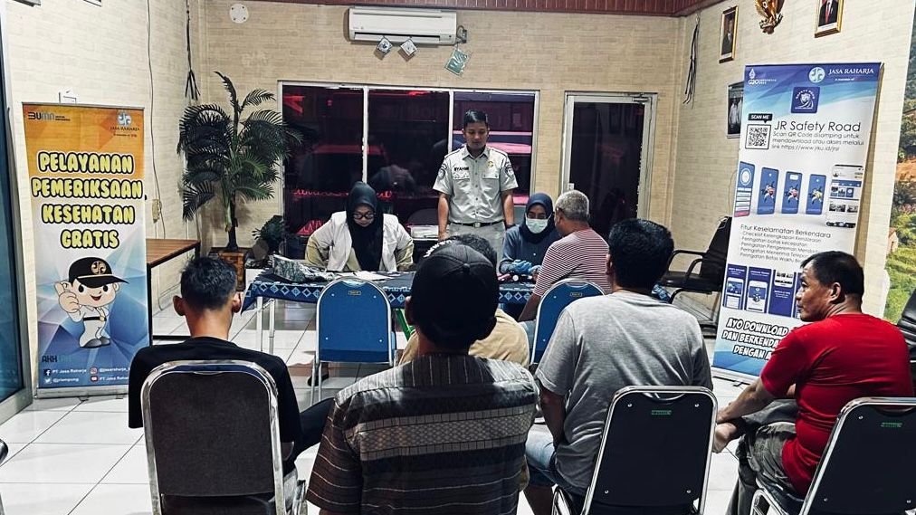 Tingkatkan Kesiapan Angkutan Lebaran, Jasa Raharja Gelar Layanan Kesehatan dan Pelatihan Darurat bagi Kru Bus Damri