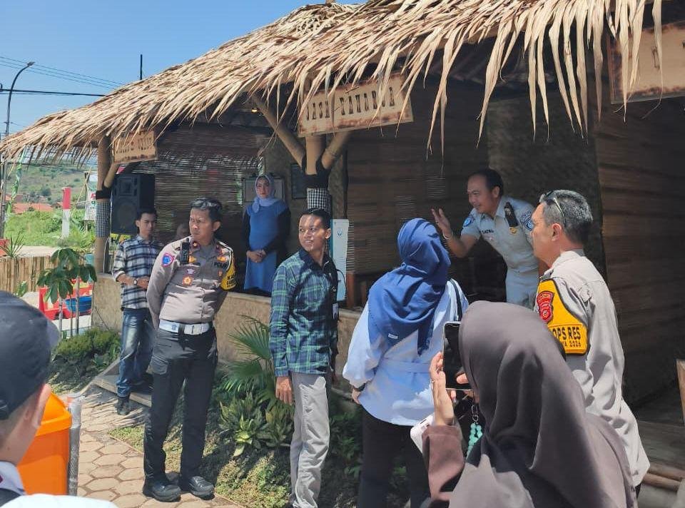 Jasa Raharja Kanwil Utama Jawa Barat Laksanakan Pengamanan H-7 Lebaran di Posyanter Nagreg