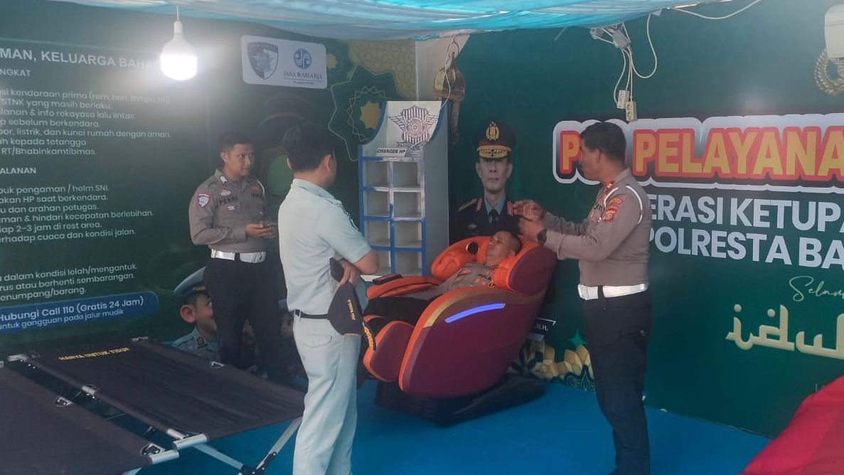 Jasa Raharja Wilayah Lampung Tinjau Kesiapan Pos Pelayanan Terpadu Begadang V