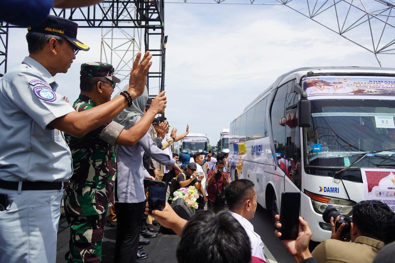 Perkuat Sinergi Keselamatan, Jasa Raharja dan Pemprov Sulsel Berangkatkan Ratusan Pemudik