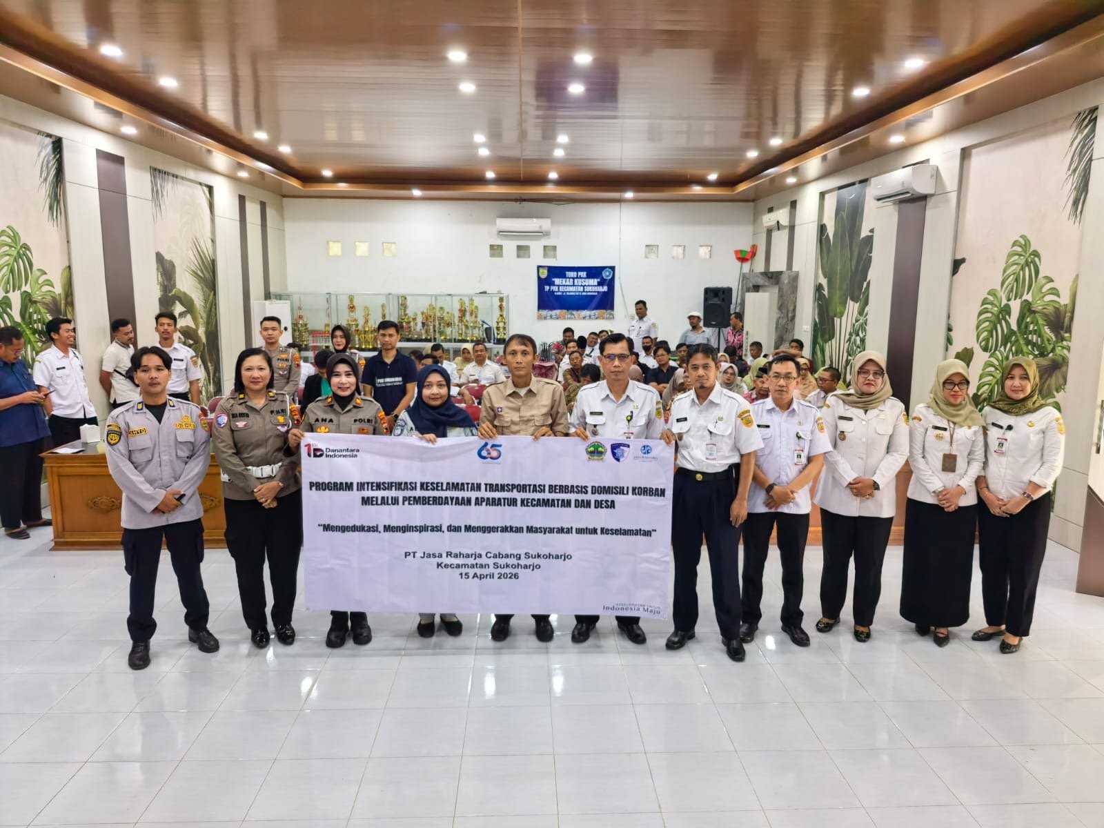 Tekan Angka Laka Lantas, Jasa Raharja Sukoharjo Kukuhkan 70 Aparatur Desa Menjadi Agen Keselamatan Transportasi