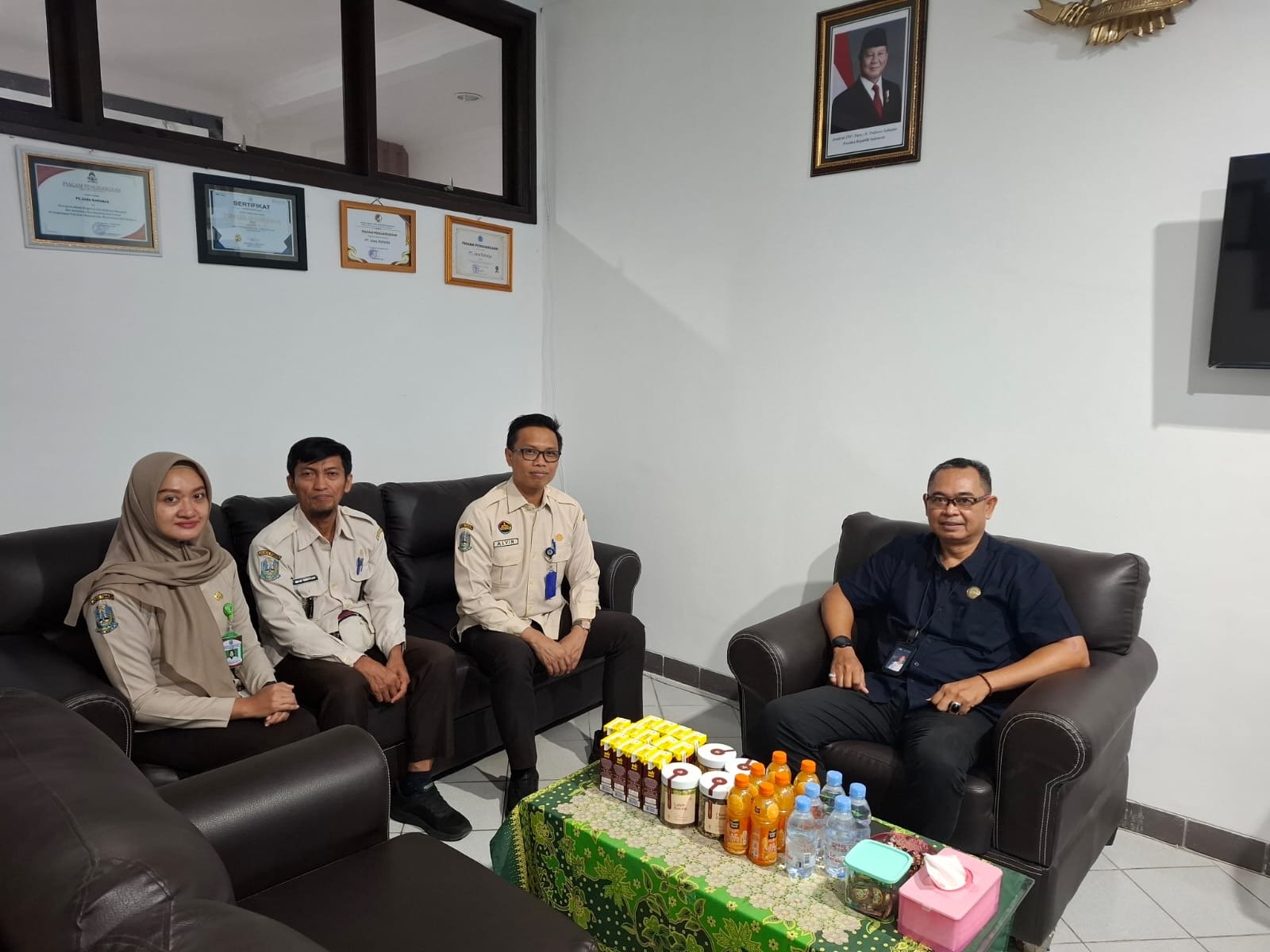 Kunjungan Kepala UPTD PPD Pamekasan Bapenda Provinsi Jawa Timur ke Jasa Raharja Cabang Pamekasan