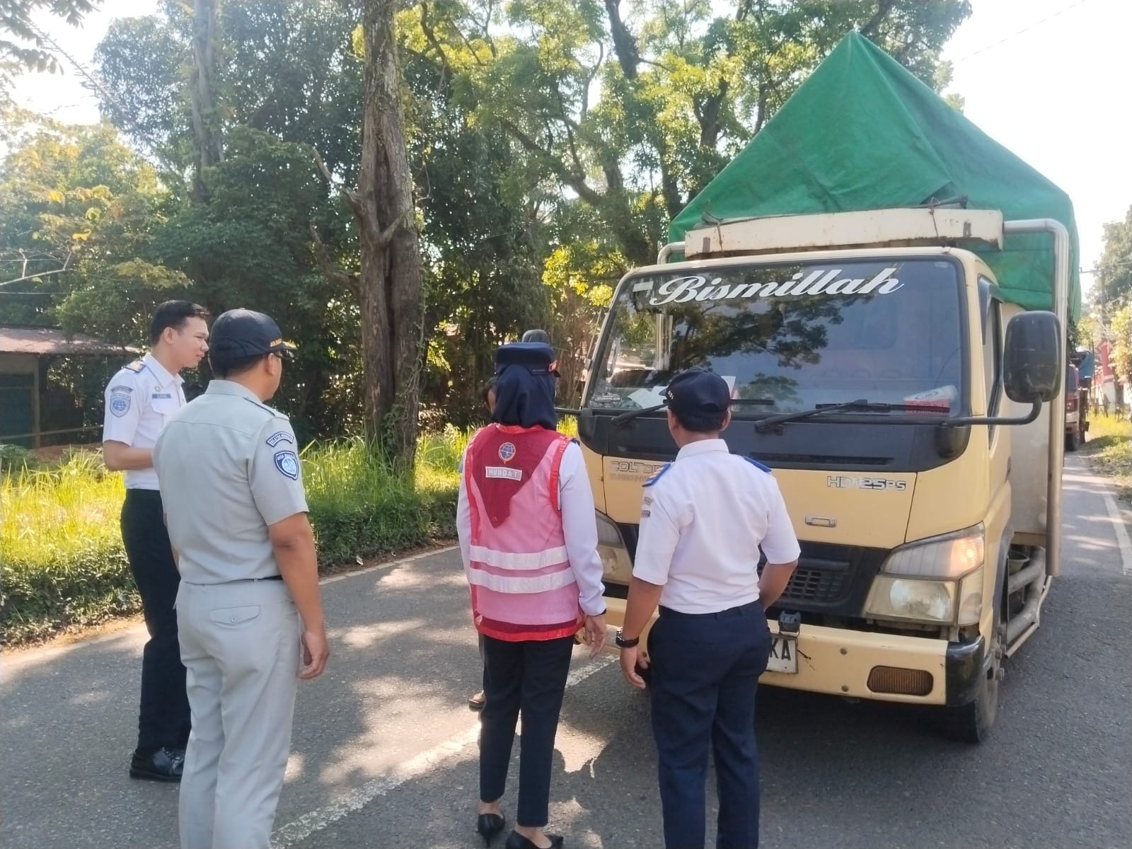 Jasa Raharja Bengkulu Hadiri Sosialisasi dan Pengawasan Angkutan ODOL di Betungan, Dorong Keselamatan Lalu Lintas