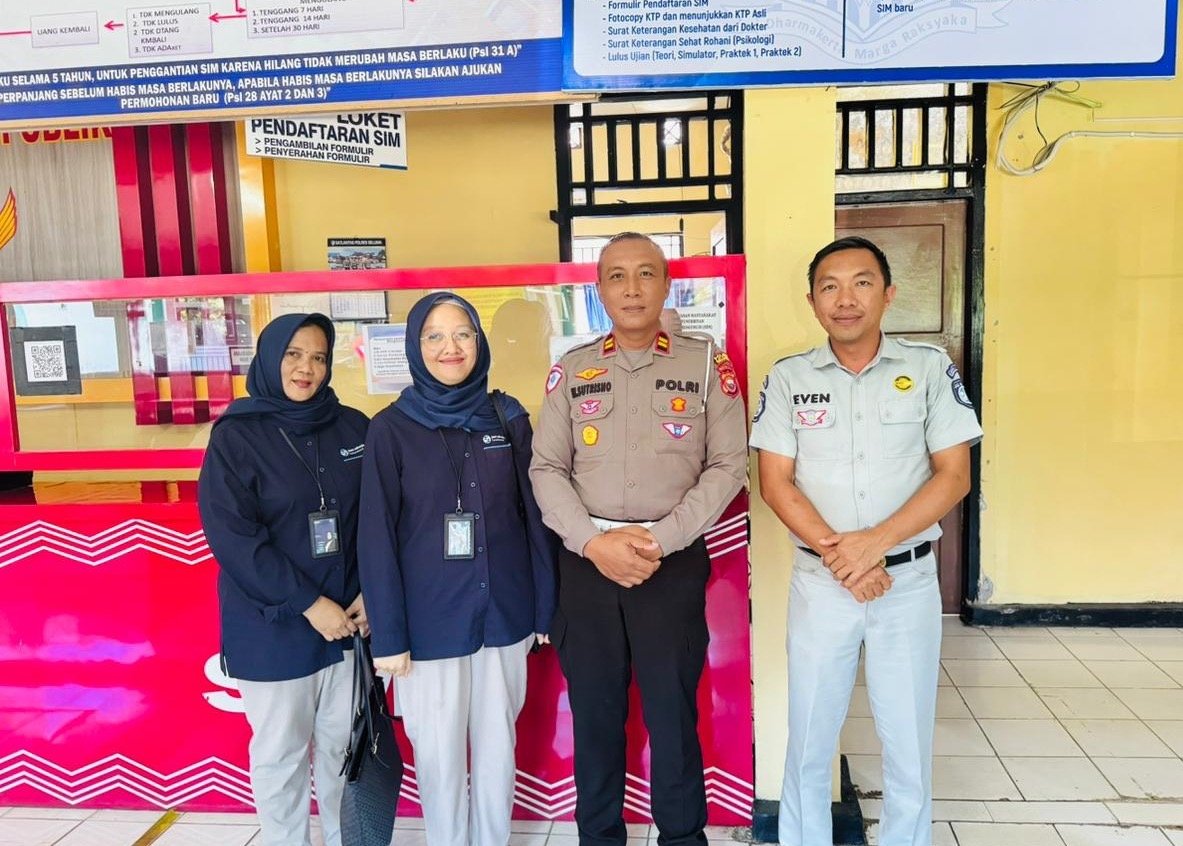 Jasa Raharja Bengkulu Dampingi Kunjungan Koordinasi Jasa Raharja Putera ke Satlantas Polres Seluma
