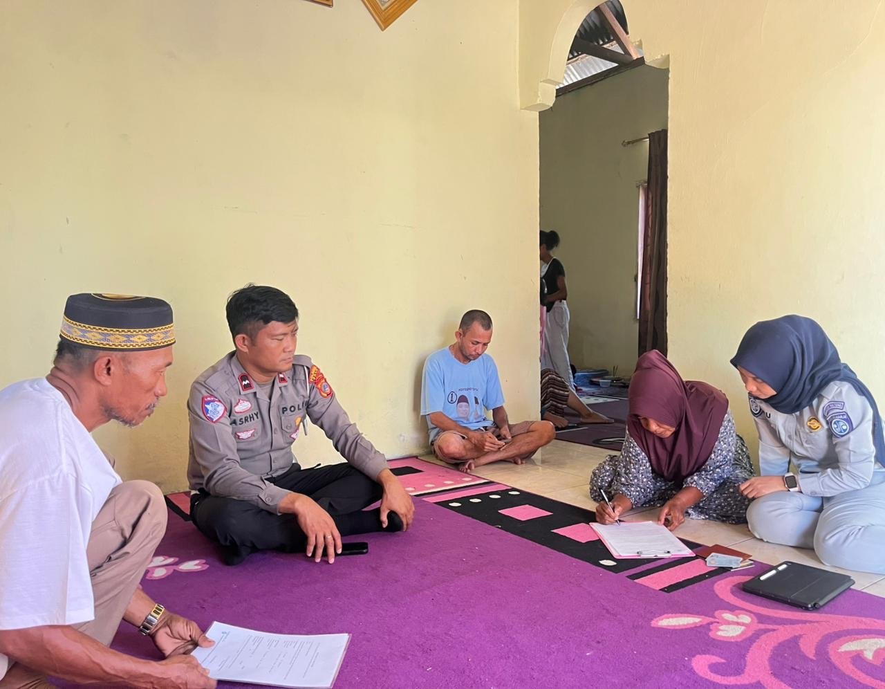 Proaktif, Jasa Raharja Sulawesi Tengah Lakukan Survei Keabsahan Ahli Waris Korban Laka Di Lambara, Kota Palu