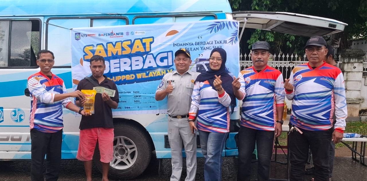 Samsat Berbagi : Upaya Jasa Raharja Cabang Bima Tingkatkan Kepedulian Sosial dan Kepatuhan Pajak