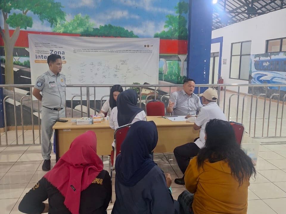Tingkatkan Keselamatan Berkendara, Jasa Raharja dan RS Melati adakan Pengobatan Gratis di Terminal Poris Plawad Kota Tangerang