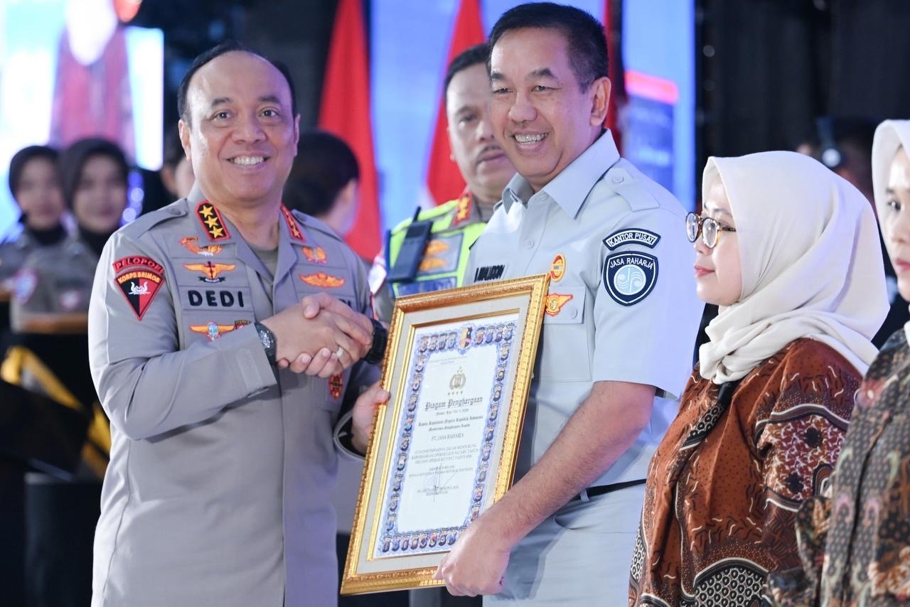 Jasa Raharja Raih Penghargaan Kapolri atas Dukungan terhadap Keberhasilan Operasi Ketupat 2026 dan Operasi Lilin Nataru 2025