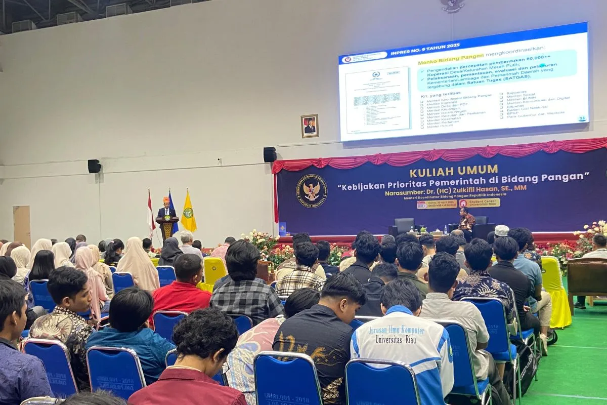 Wamenko Pangan RI Sambangi UNRI, Bahas Peran Akademisi dalam Ketahanan Pangan