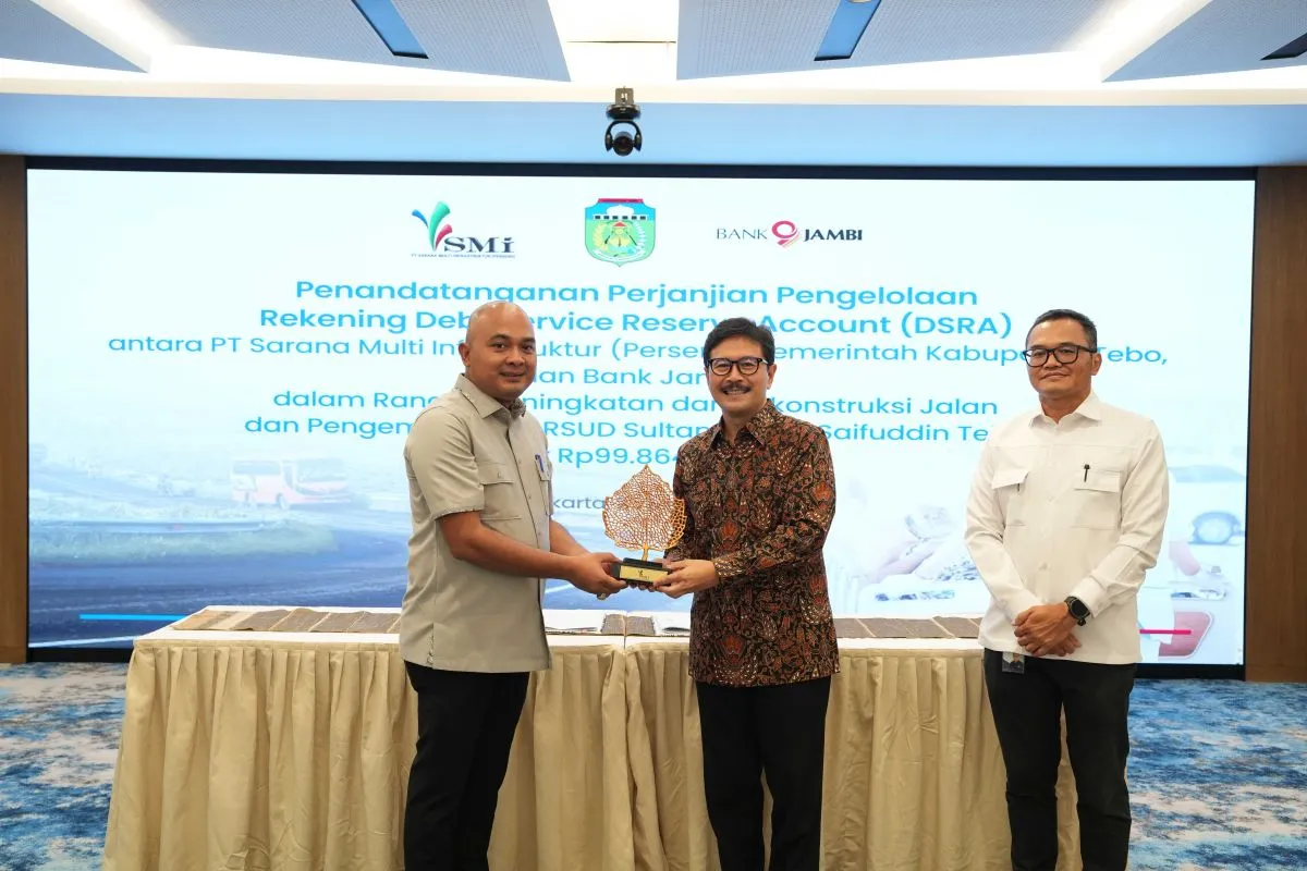 Dukung Infrastruktur, SMI Salurkan Dana Rp99,86 Miliar untuk Pembangunan Jalan di Tebo