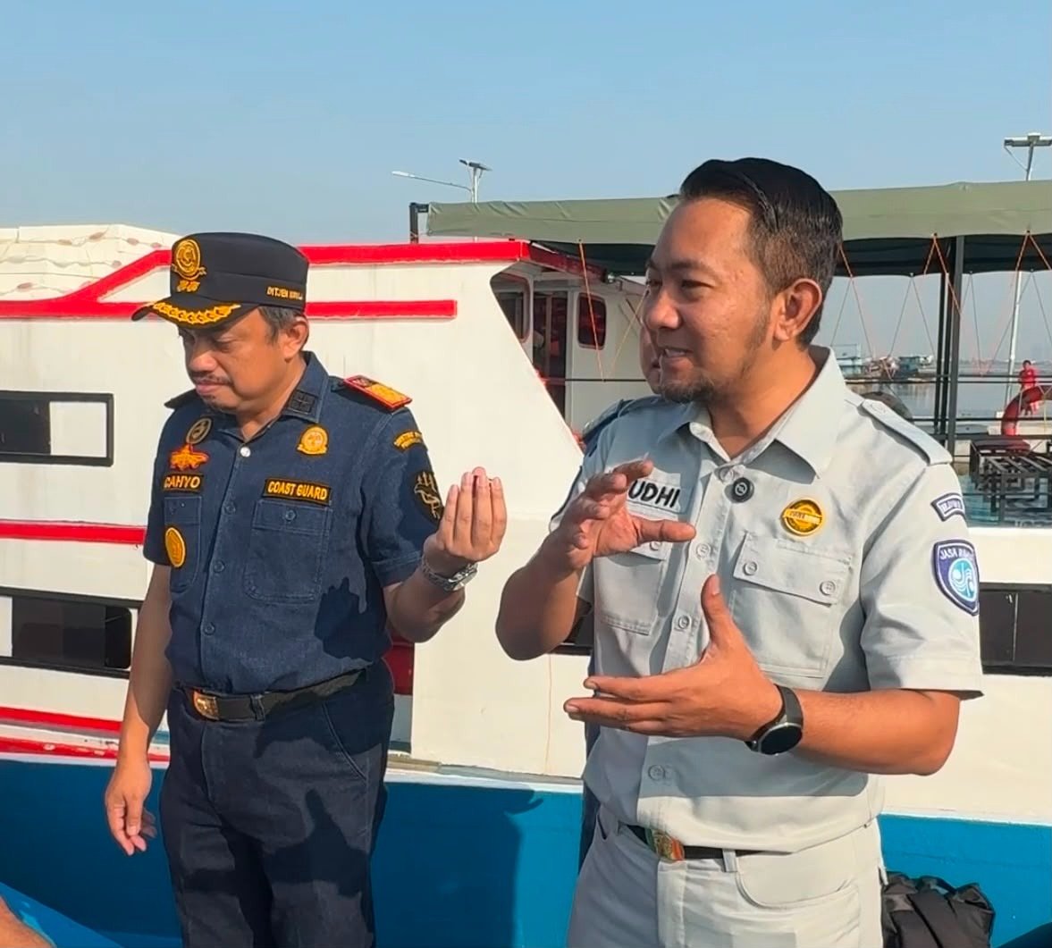Jasa Raharja DKI Jakarta dan KSOP Lakukan Edukasi Keterjaminan dan Keselamatan Penumpang Kapal Laut di Pelabuhan Muara Angke