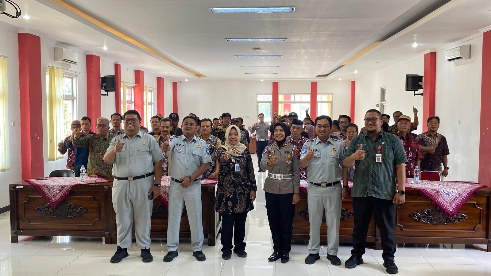 Tekan Kecelakaan, Jasa Raharja Purwokerto Laksanakan Program Intensifikasi Keselamatan Transportasi di Kec. Cilongok Kab. Banyumas