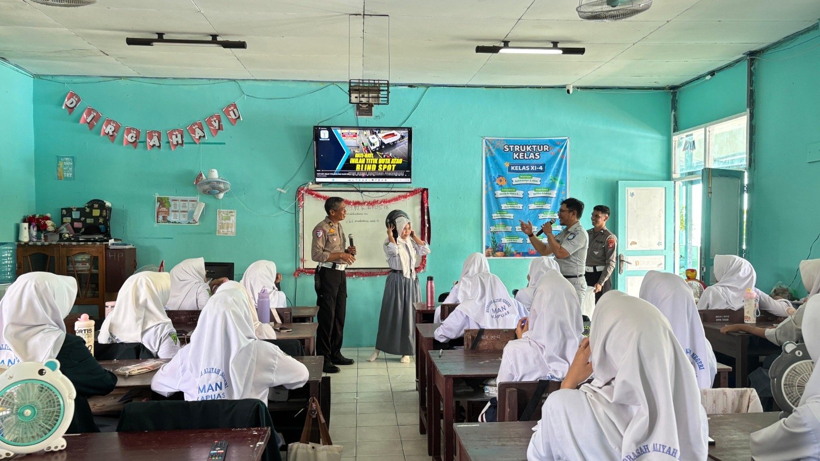 Sinergi Jasa Raharja Kalteng dan Satlantas Kapuas, Wujudkan Pelajar Sadar Keselamatan Berkendara