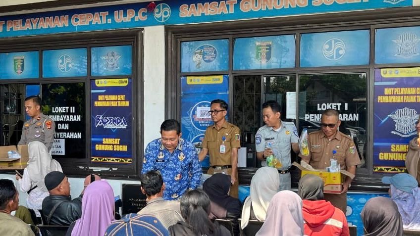 PJ Samsat Gunung Sugih Berikan Apresiasi kepada Wajib Pajak pada Program Keringanan Pajak 2026