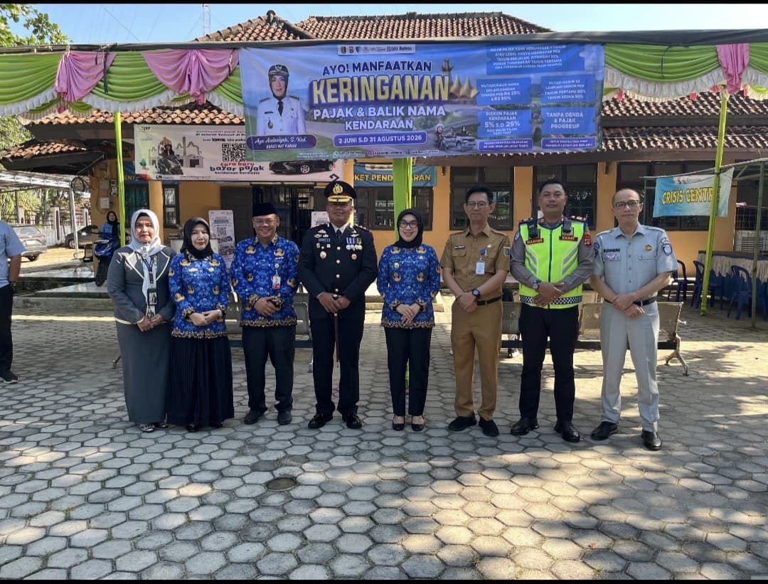 Bupati dan Kapolres Way Kanan Tinjau Hari Pertama Program Keringanan Pajak, Berikan Apresiasi Wajib Pajak Taat