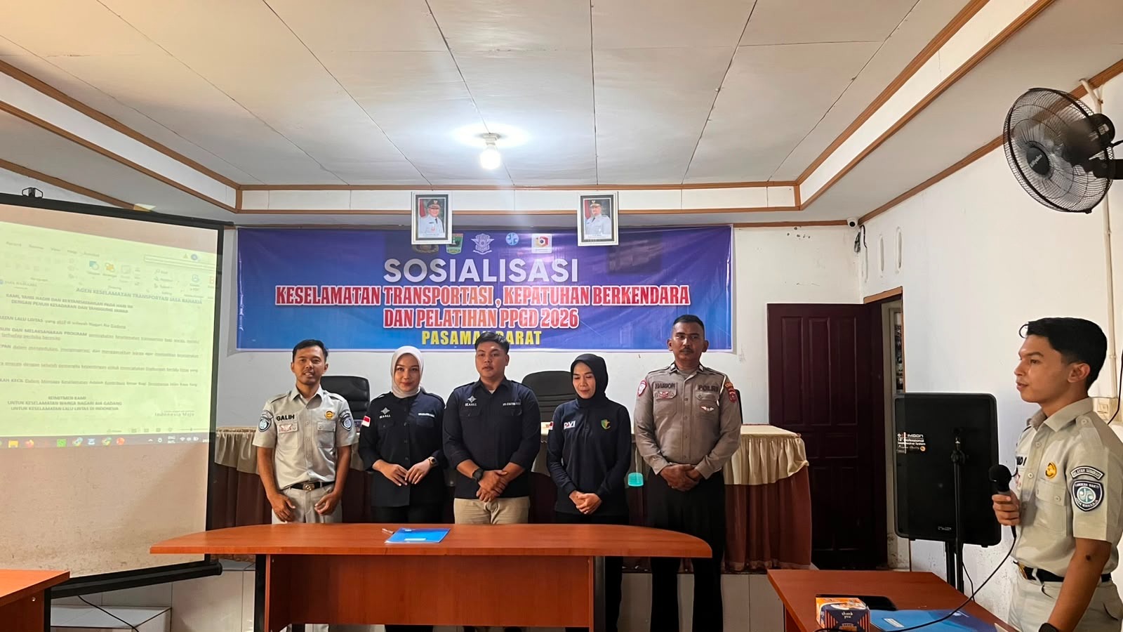 Jasa Raharja Sumbar Edukasi Masyarakat Aia Gadang tentang Keselamatan Transportasi dan Pertolongan Pertama Gawat Darurat