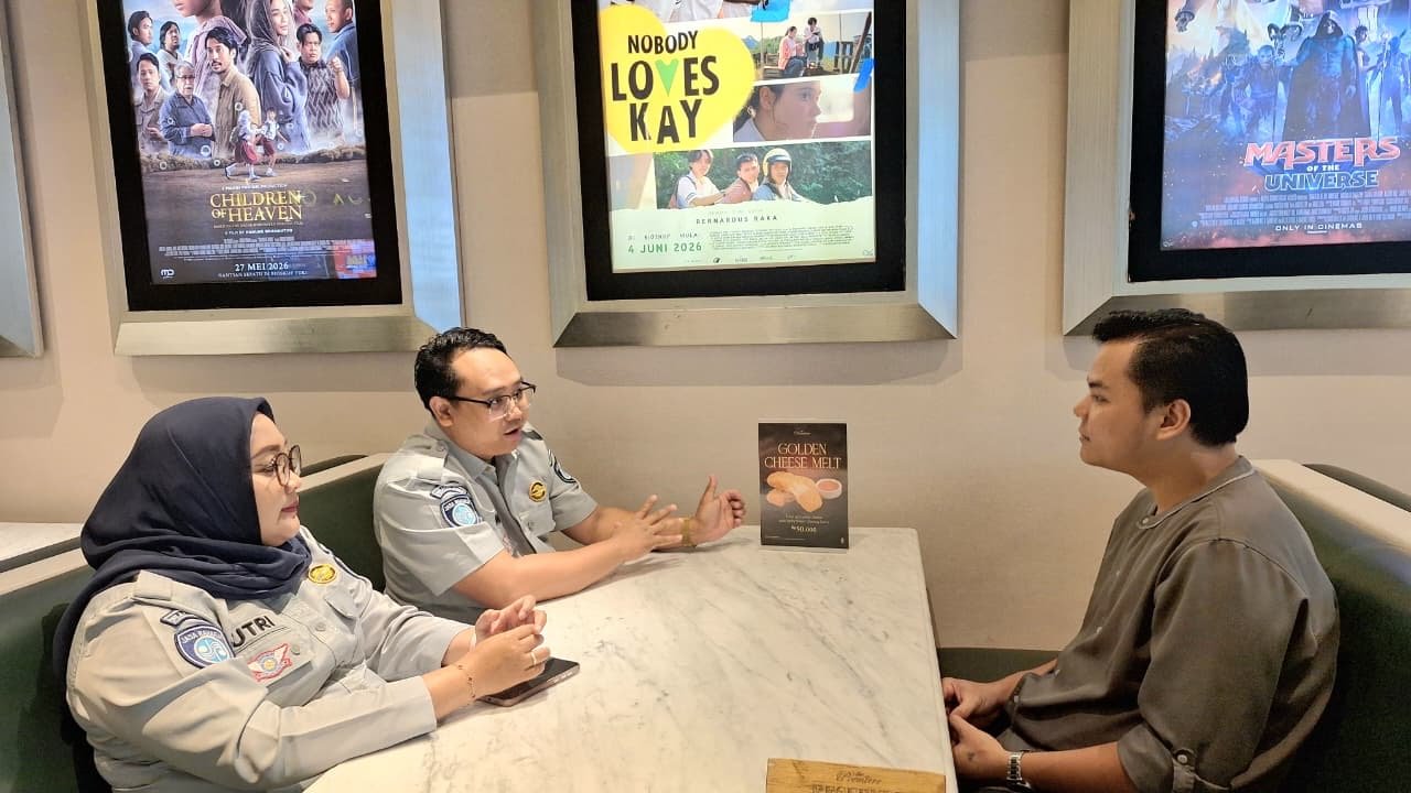 Wujud Negara hadir, Jasa Raharja Cabang Cirebon Sosialisasikan Gebyar Apresiasi Wajib Pajak Di Cinema XXI CSB Kota Cirebon