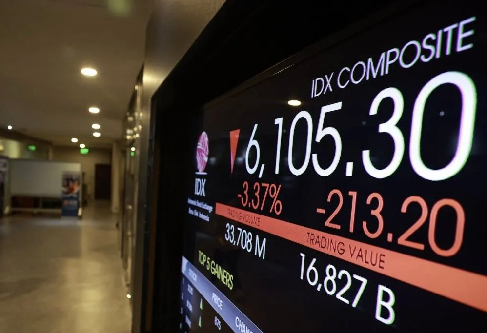 IHSG Ditutup Turun ke 6.220, Investor Tunggu Rilis MSCI dan Suku Bunga