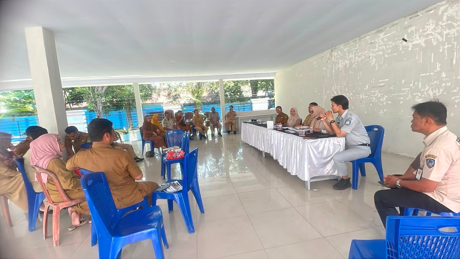 Jasa Raharja Palopo Bersama Samsat dan Bapenda Serahkan Data KTMDUSekaligus Sosialisasi Opsen, PKB, dan SWDKLLJ di Kecamatan Wara Timur